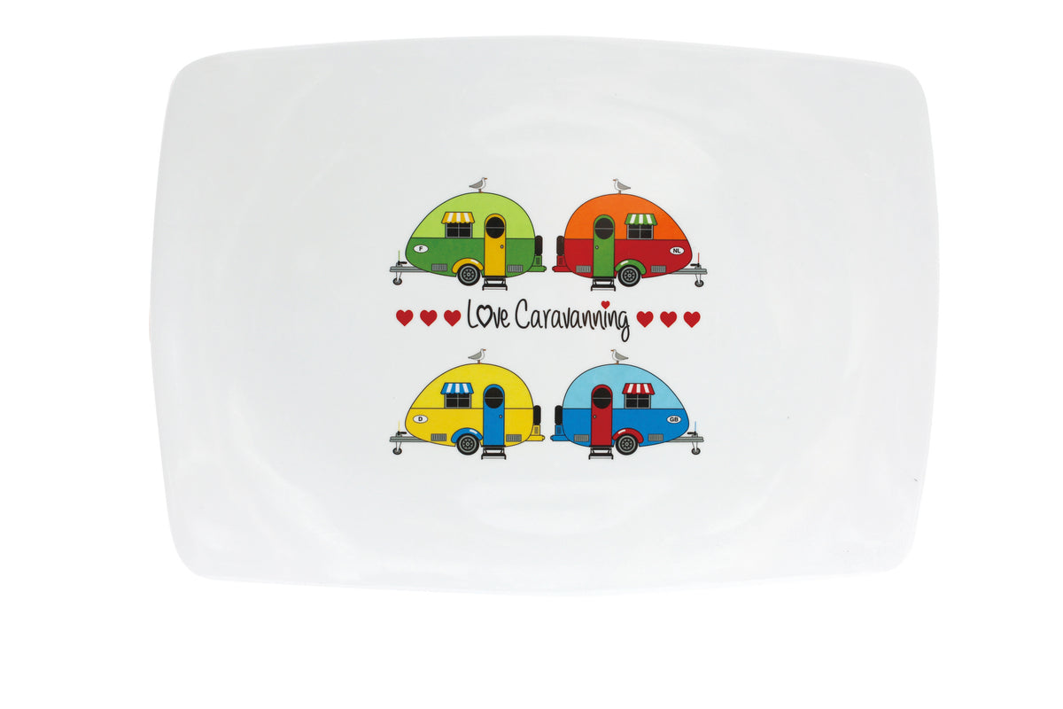 Rectangular Platter Love Caravanning